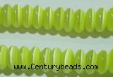 CCT262 15 inches 3*7mm rondelle cats eye beads wholesale