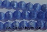 CCT363 15 inches 6mm faceted round cats eye beads wholesale