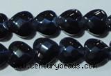 CCT975 15 inches 12*12mm faceted heart cats eye beads wholesale