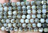 CCU1411 15 inches 6mm - 7mm faceted cube labradorite beads