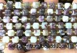 CCU1414 15 inches 6mm - 7mm faceted cube tourmaline beads