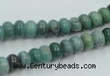 CDB05 15.5 inches 5*8mm rondelle natural new dragon blood jasper beads