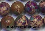 CDE1058 15.5 inches 10mm round sea sediment jasper beads wholesale