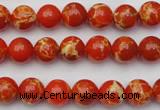 CDE2001 15.5 inches 6mm round dyed sea sediment jasper beads