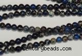 CDE220 15.5 inches 4mm round dyed sea sediment jasper beads