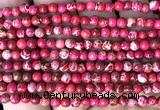 CDE3010 15 inches 4mm round sea sediment jasper beads wholesale