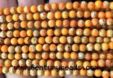 CDE3031 15 inches 4mm round sea sediment jasper beads wholesale