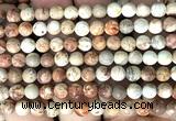 CDE3100 15 inches 6mm round sea sediment jasper beads wholesale