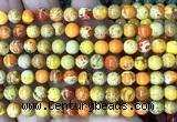 CDE3114 15 inches 6mm round sea sediment jasper beads wholesale