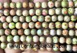 CDE3125 15 inches 6mm round sea sediment jasper beads wholesale