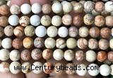 CDE3200 15 inches 8mm round sea sediment jasper beads wholesale