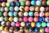 CDE3214 15 inches 8mm round sea sediment jasper beads wholesale