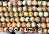 CDE3230 15 inches 8mm round sea sediment jasper beads wholesale