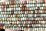 CDE3451 15 inches 3*4mm rondelle sea sediment jasper beads