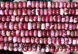 CDE3501 15 inches 4*6mm rondelle sea sediment jasper beads