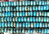 CDE3553 15 inches 5*8mm rondelle sea sediment jasper beads