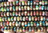 CDE3559 15 inches 5*8mm rondelle sea sediment jasper beads