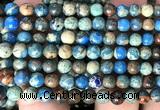 CDE3812 15 inches 6mm round blue sea sediment jasper beads