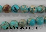 CDE803 15.5 inches 10mm round dyed sea sediment jasper beads wholesale