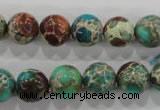 CDE804 15.5 inches 11mm round dyed sea sediment jasper beads wholesale