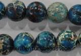 CDI807 15.5 inches 15mm round dyed imperial jasper beads wholesale