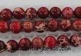 CDI822 15.5 inches 8mm round dyed imperial jasper beads wholesale