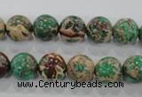 CDI853 15.5 inches 10mm round dyed imperial jasper beads wholesale