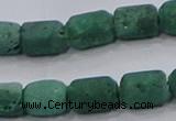 CDQ606 8 inches 6*8mm drum druzy quartz beads wholesale