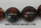 CDS193 15.5 inches 22mm round dyed serpentine jasper beads