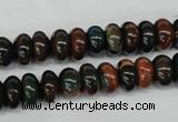 CDS196 15.5 inches 6*10mm rondelle dyed serpentine jasper beads