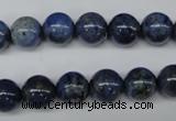 CDU103 15.5 inches 10mm round blue dumortierite beads wholesale