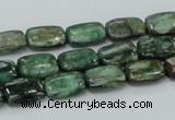 CEM17 15.5 inches 8*12mm rectangle emerald gemstone beads wholesale