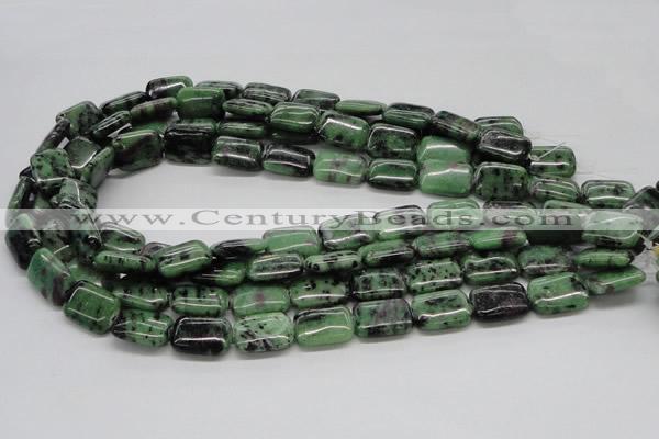 CEP17 15.5 inches 13*18mm rectangle epidote gemstone beads