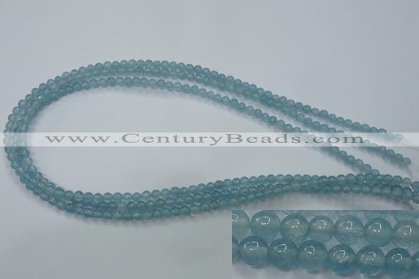 CEQ01 15.5 inches 4mm round blue sponge quartz beads wholesale