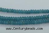 CEQ21 15.5 inches 2*4mm rondelle blue sponge quartz beads