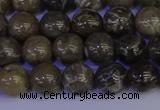 CFC212 15.5 inches 8mm round grey fossil coral beads wholesale