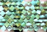 CFG1606 15 inches 8mm four leaf clover Mongolian turquoise beads