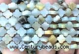 CFG1615 15 inches 8mm four leaf clover colorful amazonite beads