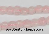 CFG58 15.5 inches 8*10mm carved pig-shaped rose quartz beads