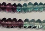 CFL561 15.5 inches 4*6mm rondelle fluorite gemstone beads wholesale