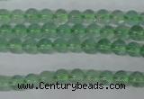 CFL601 15.5 inches 6mm round AB grade green fluorite beads wholesale