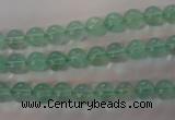 CFL852 15.5 inches 8mm round green fluorite gemstone beads