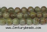 CGA203 15.5 inches 8mm round natural green garnet beads