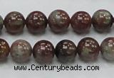 CGA50 15.5 inches 10mm round red green garnet gemstone beads