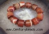 CGB3016 7.5 inches 13*16mm - 15*19mm tube agate bracelet