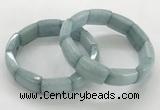 CGB3403 7.5 inches 15*21mm imitation aquamarine bracelets