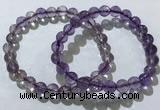 CGB4014 7.5 inches 7mm faceted round ametrine beaded bracelets