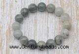 CGB5305 10mm, 12mm round seaweed quartz beads stretchy bracelets