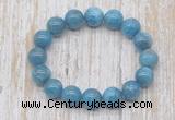 CGB5321 10mm, 12mm round apatite beads stretchy bracelets