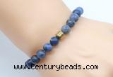 CGB8855 8mm, 10mm sodalite & drum hematite power beads bracelets